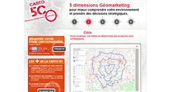 Desktop Screenshot of carto5c.mediapost.fr